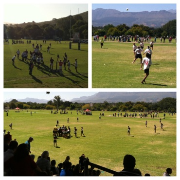 First 2 days were full of rugby